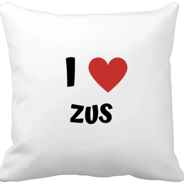 Akyol i love zus Kussen hoes - Zus - de liefste zus - verjaardag - cadeautje voor zus - zus artikelen - kado - geschenk - 40 bij 40 cm Multicolor