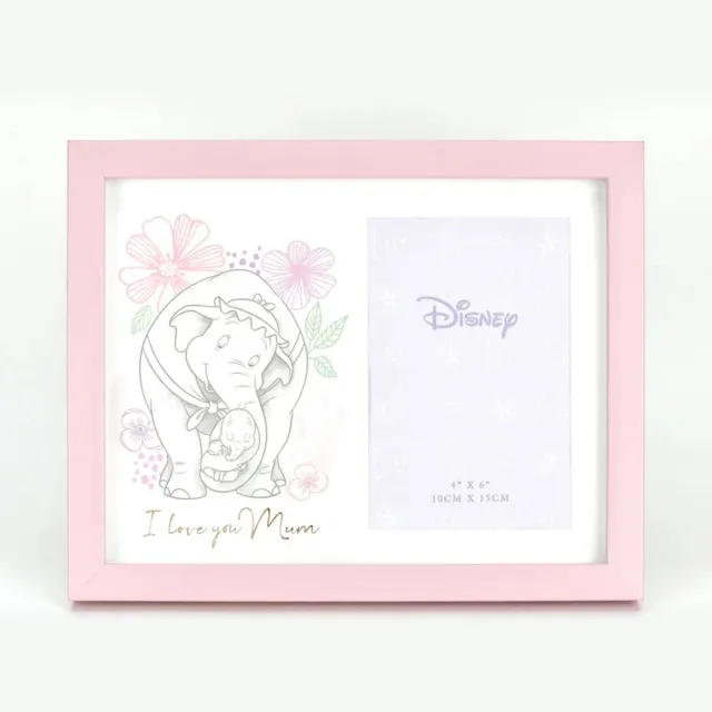 Widdop & Co Disney Dombo Fotolijst, 'Love you Mum' roze