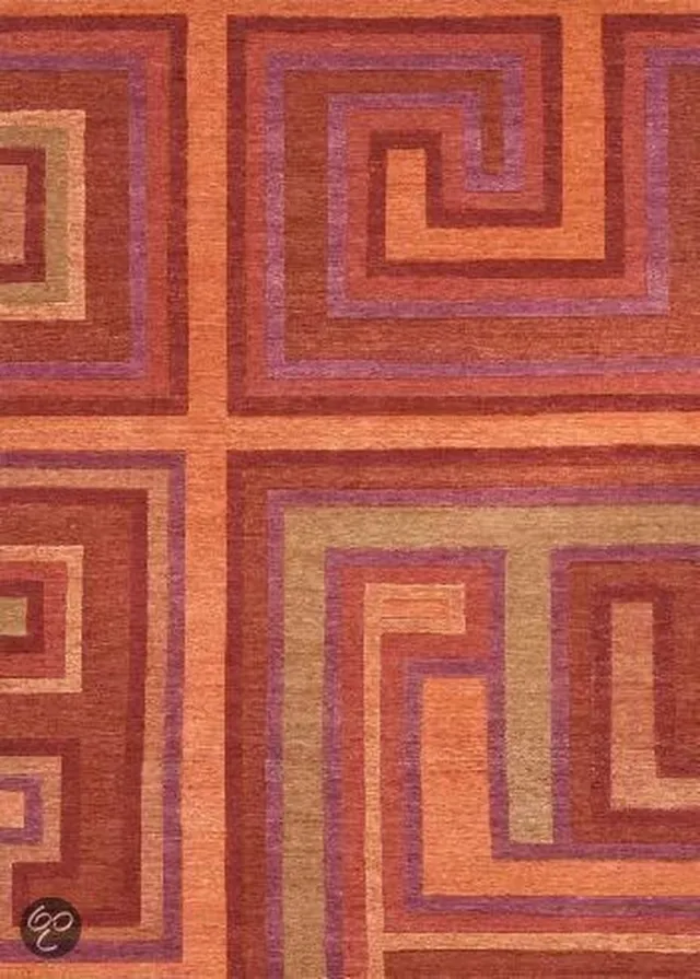 Ligne Pure Lucid Vloerkleed/tapijt - Multi Oranje - 60x120