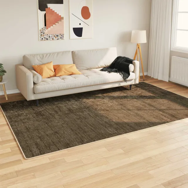 vidaXL Vloerkleedloper MARSA Bosgroen 190 x 300 cm Polyester en PVC, foto 2