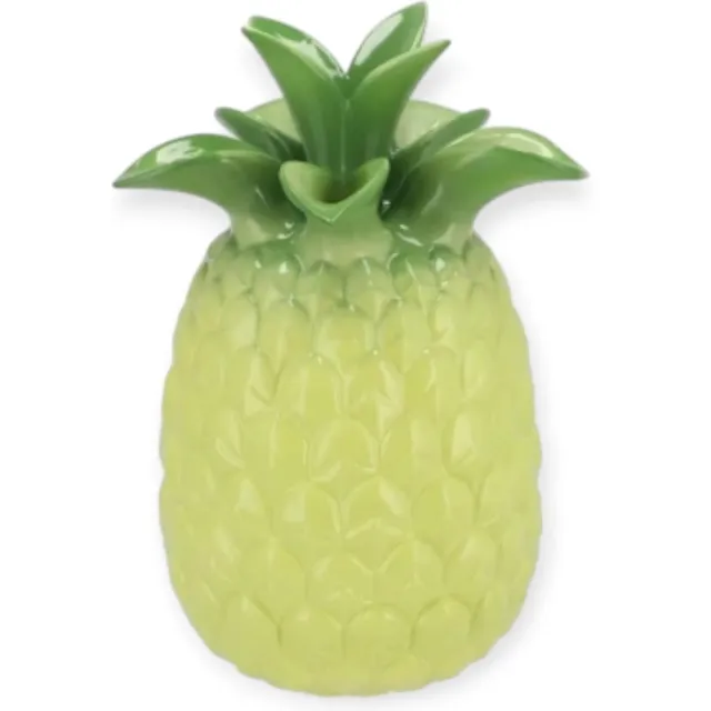 DK design Daan Kromhout - Vaas - Ananas - Pineapple - Tropical - Lime - Limoengroen - Keramiek - 14x18 - Tulpenvaas
