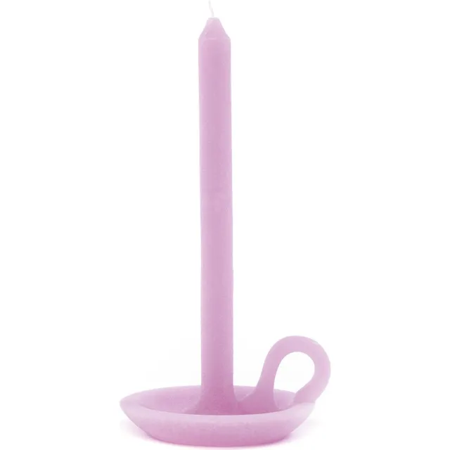Tallow Kaars - Kaars & Kandelaar - Lilac Spring - Lila Kaars - 24cm
