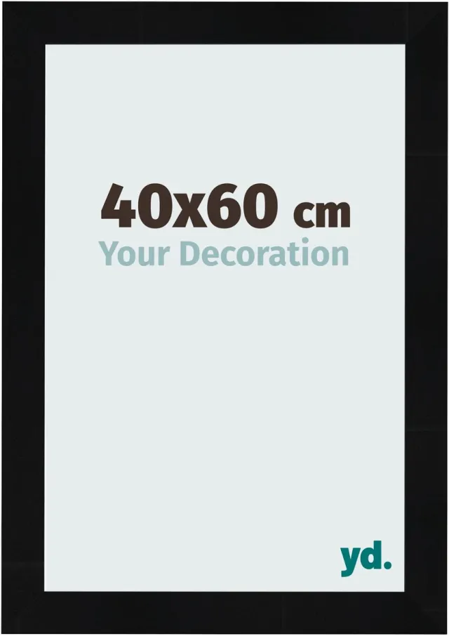 yd. Your Decoration - Fotolijst 40x60 cm - MDF - Zwart Hoogglans - Pisa