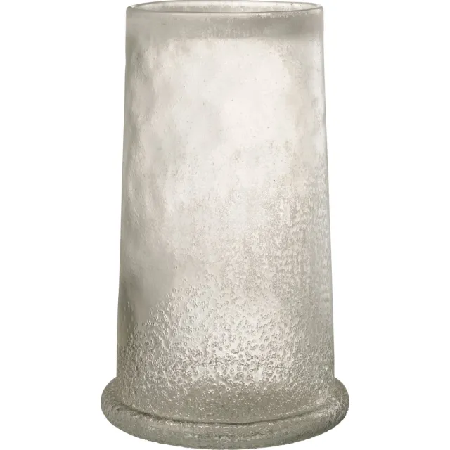 J-Line windlicht suiker - glas - wit - extra large