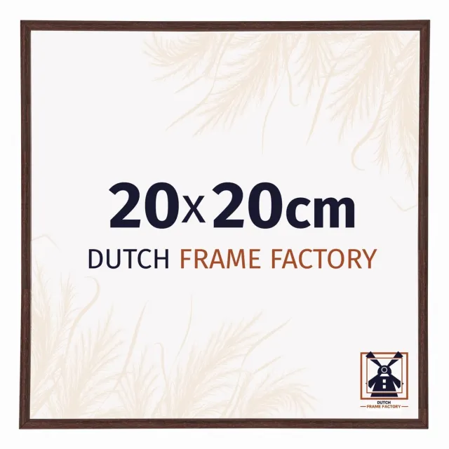 Dutch Frame Factory Fotolijst 20x20 cm - Kunststof - Bruin - Angers