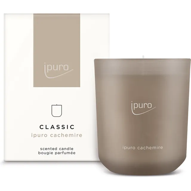 Ipuro Geurkaars Cachemire 270gr Beige bruin