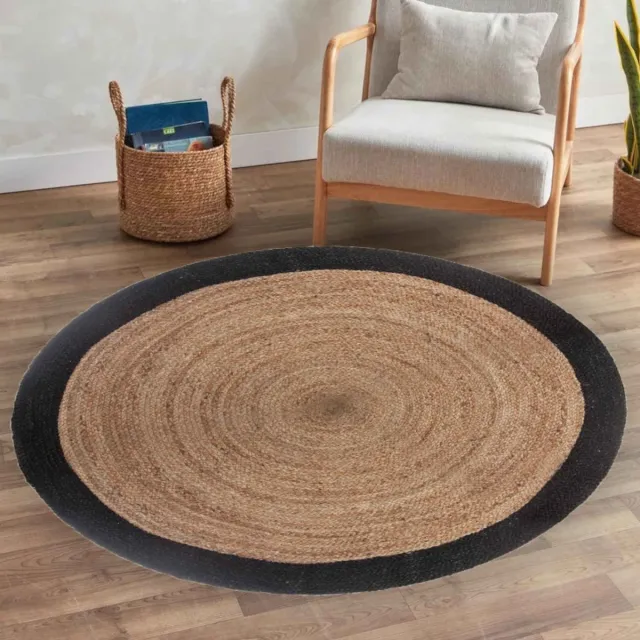 Casa Moro Jute vloerkleed Tamani Black Nature Beige