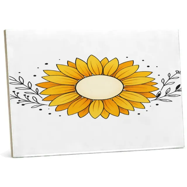 Mr Cadeautjes Tegel 15 x 20 cm - design Een rustige, luxe complimentprint met een centraal symbool e | cadeau
