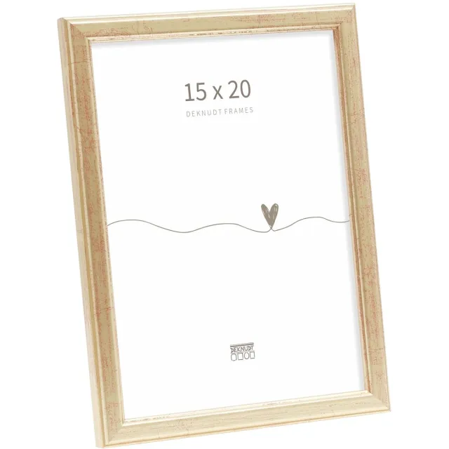 Deknudt Frames fotolijst S236A1 - goudkleurig hout - foto: 15x20 cm
