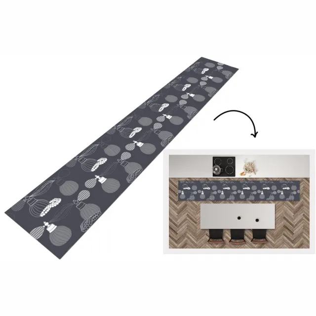 KitchenYeah Keukenloper - Keukenmat - Parfum - Ketting - Design - Keuken vloerkleed Multicolor