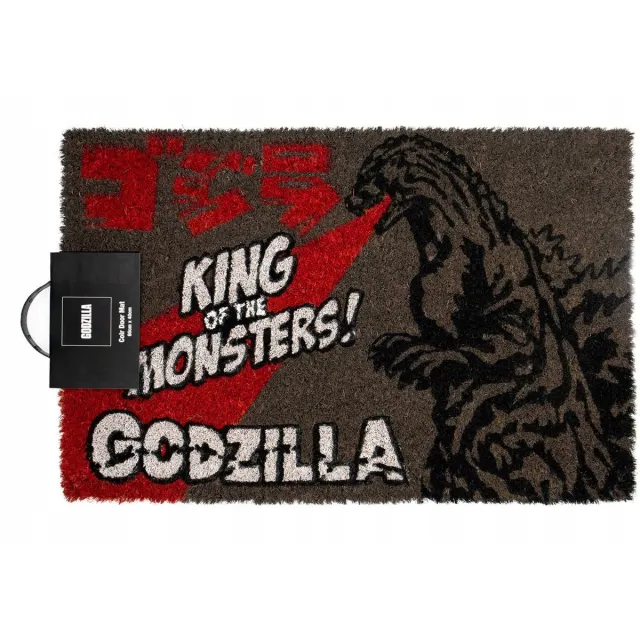 Godzilla King of the Monsters Deurmat - 60x40 cm Kokosvezel Rood