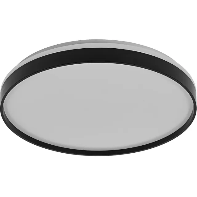 Osram ORBIS Gisela LED Plafondlamp 485mm, 36W, 3000K warm wit, Zwart, Metaal met Kunststof ring, IP20