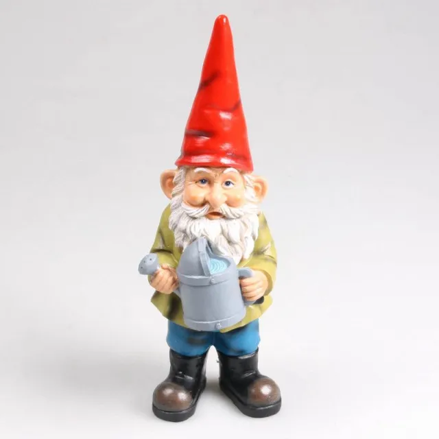 Imhof & Stevens Tuinkabouter met gieter in zijn handen 30 cm hoog Blauw