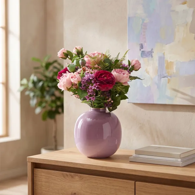 maxifleur Kunstplanten Kunstboeket Jasmijn Zaragoza 45 cm Roze