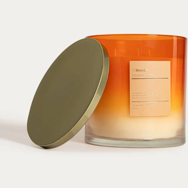 Homla Geurkaars | VELUMA | Golden Amber | 870 g | 771965 Oranje