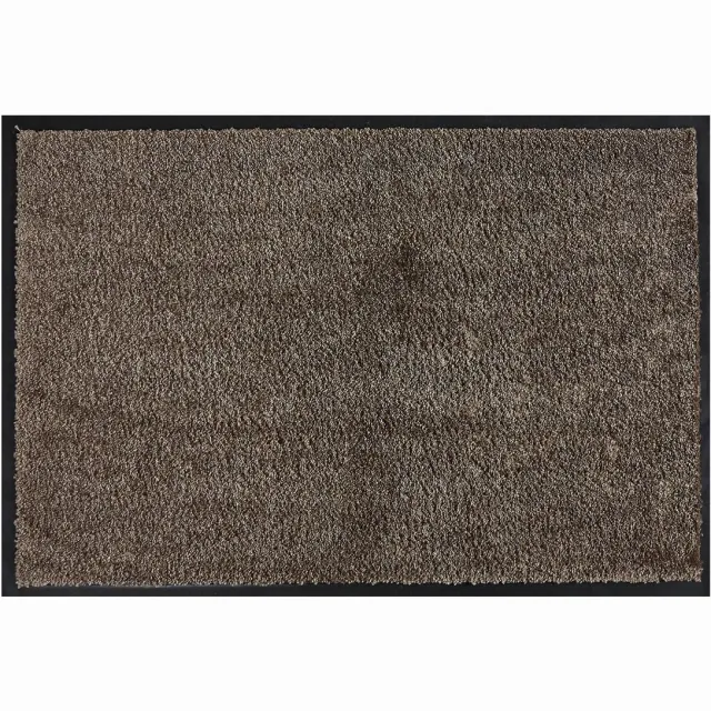 MD-Entree MD Entree - Deurmat - Schoonloopmat - Soft&Clean - 40 x 60 cm - Taupe - Vloerkleed - Met antislip - Machine wasbaar - Vocht absorberend - Hoge dichtheid 600gr/m2