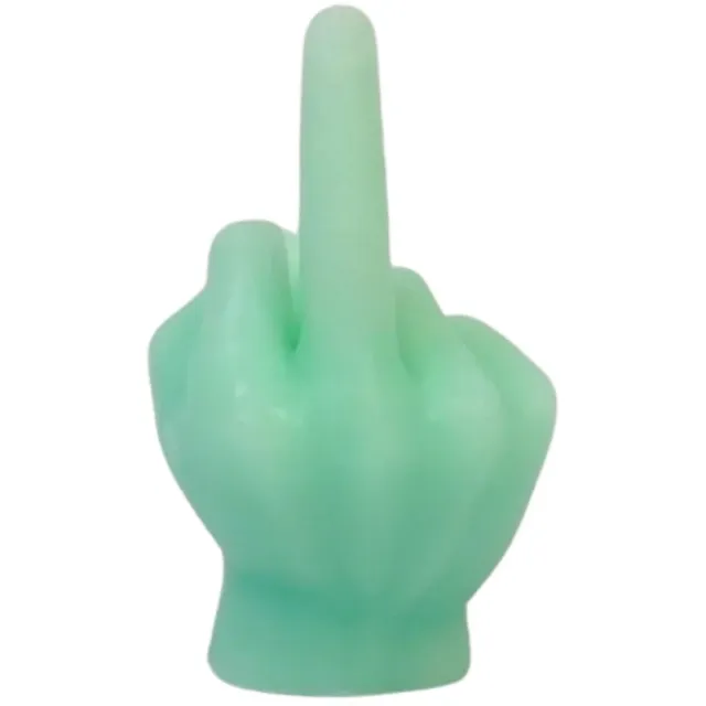 Housevitamin Kaars Middelvinger – Mint – Wax – 310 g – Statement Decoratie – 10 × 9 × 17 cm