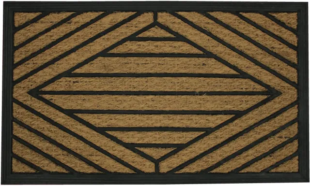 Douceur d intérieur Douceur d'intérieur - Rechthoekige kokosvezel deurmat LOZYS, 45 x 75 cm Bruin