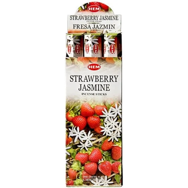 HEM Wierook - Strawberry Jasmine - Slof (6 pakjes/120 stokjes)