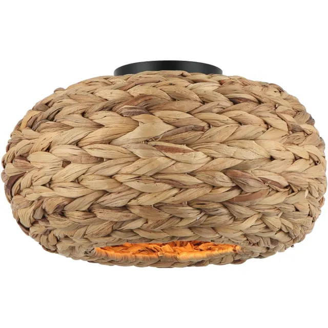 Chericoni Ligthing Chericoni Nature Treccia Plafondlamp - Ø35 cm - Bruin - Bamboe