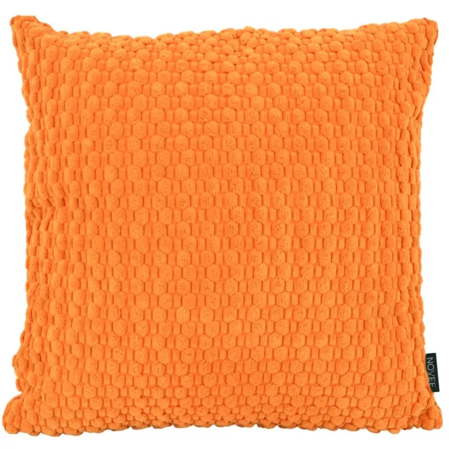 NOVÉE Corduroy Knit Oranje Kussenhoes | 45x45 cm | Polyester