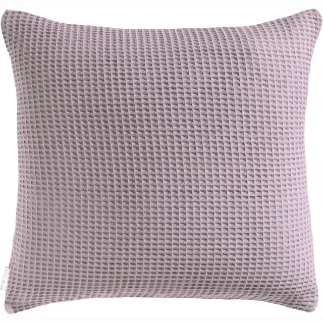 Heckettlane Kussensloop Wafel - Kussenhoes van 50x50 cm - 1 stuk - 100% Katoen - Paars
