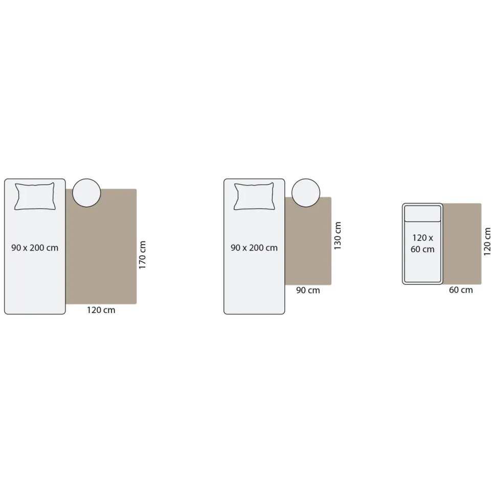 NOUS Living vloerkleed off white, foto 3