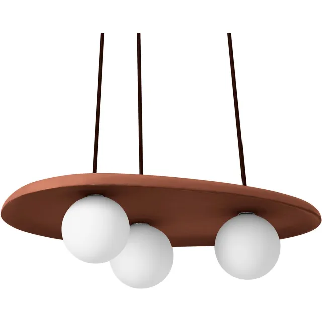 Osram Decor Clay Nest hanglamp, 3xG9, niet dimbaar, IP20, klei, bruin