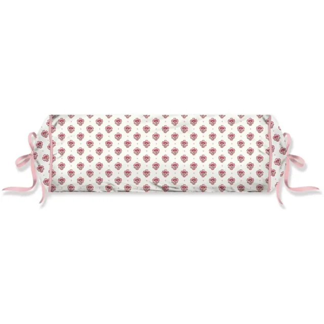 Pip Studio Jaipur Flower Roll Cushion Sierkussen - 22 x 70 cm cm - Licht roze