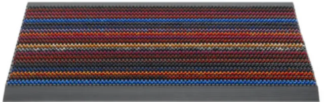 Floortraders Buitenmat-Borstelmat- entreemat - Deurmat Buiten - 80 x 50 cm - Decoratieve Buitenmat – Antislip multi