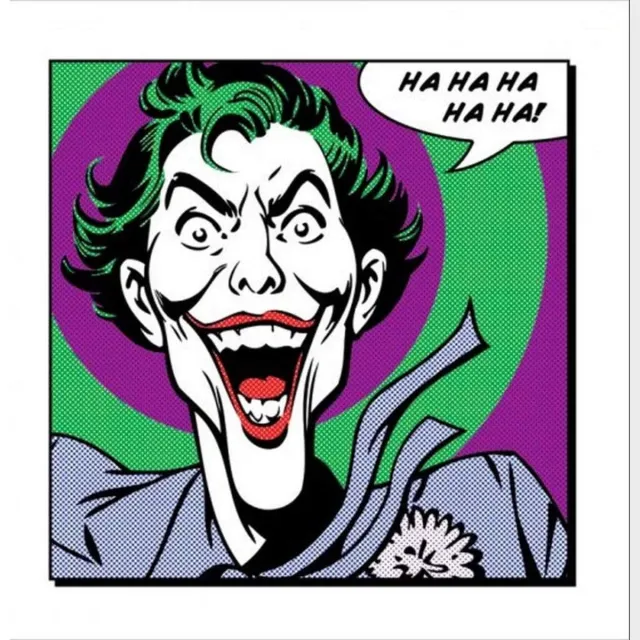 Posters.nl Poster - Joker (ha Ha Ha Ha Ha) - 40 X 40 Cm - Multicolor Multi color