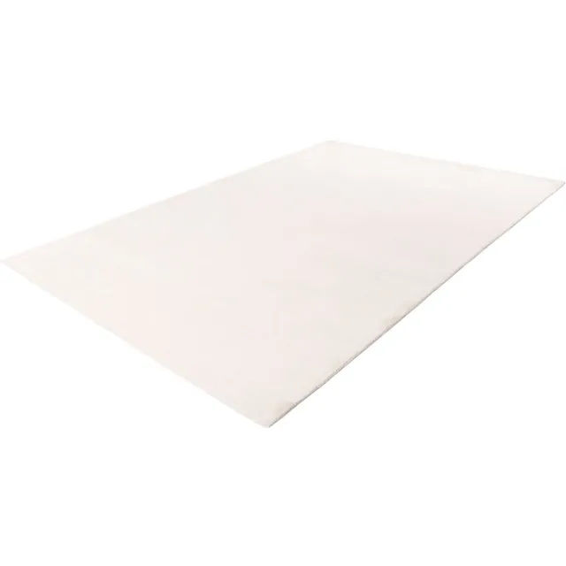 Lalee Vloerkleed - Tapijt - Effen - Ivoor Creme - Zacht en Comfortabel - Antislip Onderzijde - Wasmachinebestendig Wit