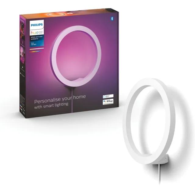 Philips Hue Sana wandlamp - wit en gekleurd licht - wit
