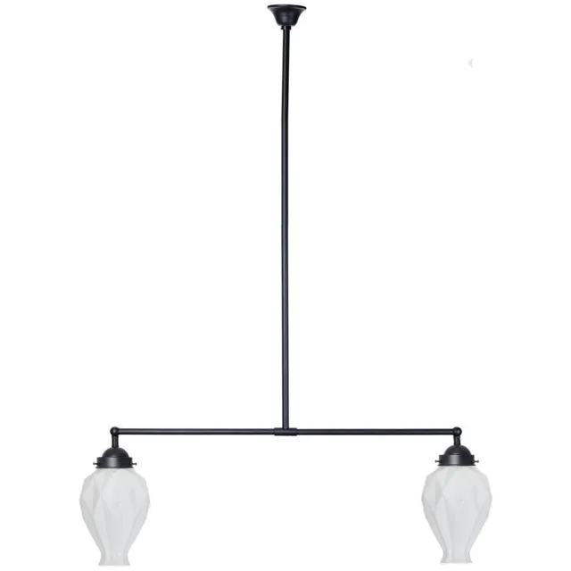 Coloured by Art Moonlight T-lamp 2 lichts Chicago - Art Deco Trade Zwart