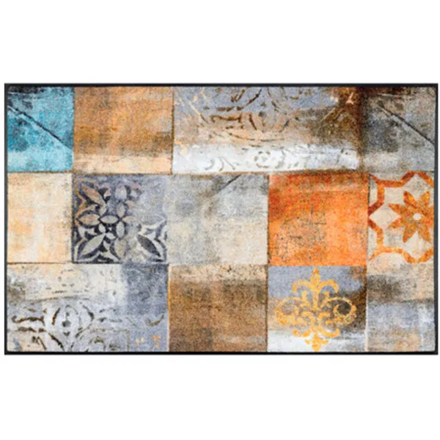Kleen-Tex Wash+Dry Design Wasbare Deurmat - Tilea - 75 x 120 cm