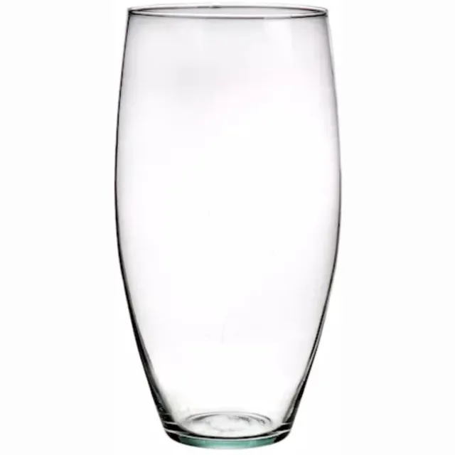 Bellatio Flowers & Plants Bloemenvaas Raine - helder transparant glas - D13 x H25 cm - decoratieve vaas - bloemen/takken