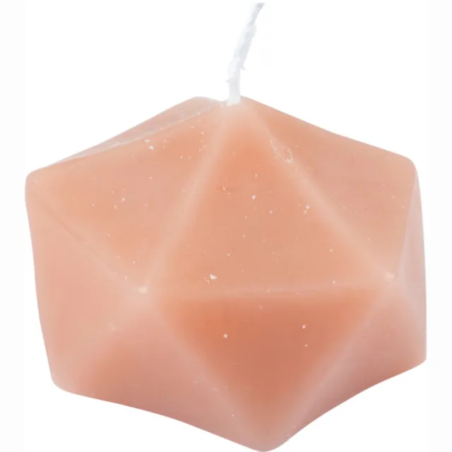 HOMEA Decoratieve kaars in origami vorm ARTY - roze