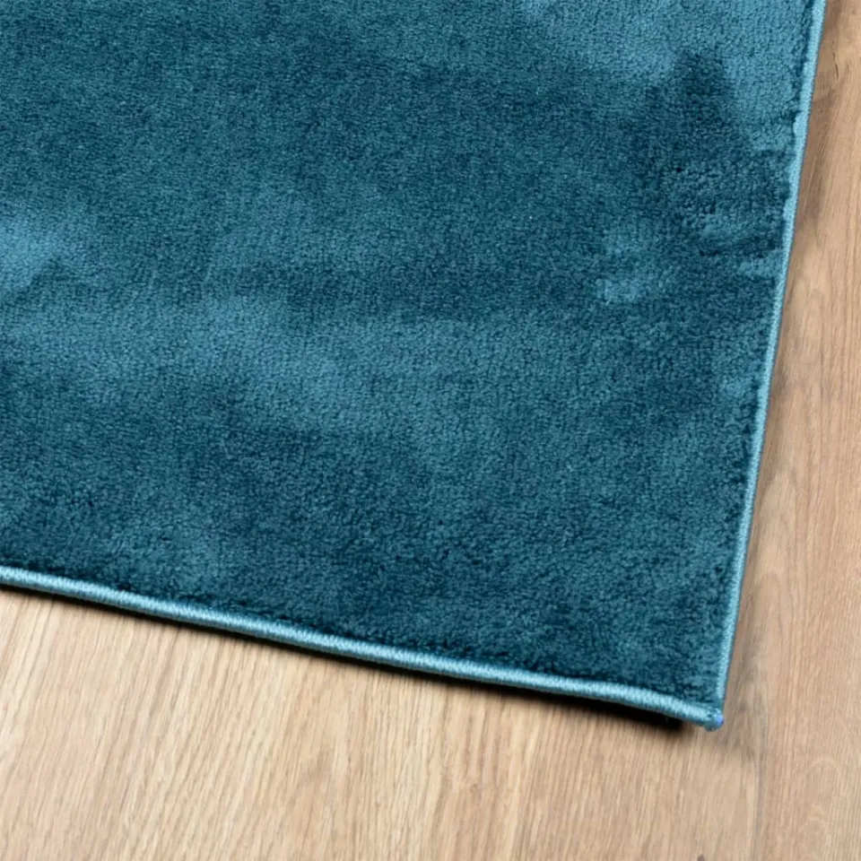 vidaXL Vloerkleed OVIEDO laagpolig 240x340 cm turquoise, foto 4