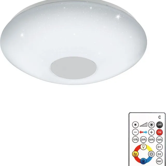 EGLO Voltago 2 - Wand/Plafondlamp - 1 Lichts - Ø300mm. - Wit