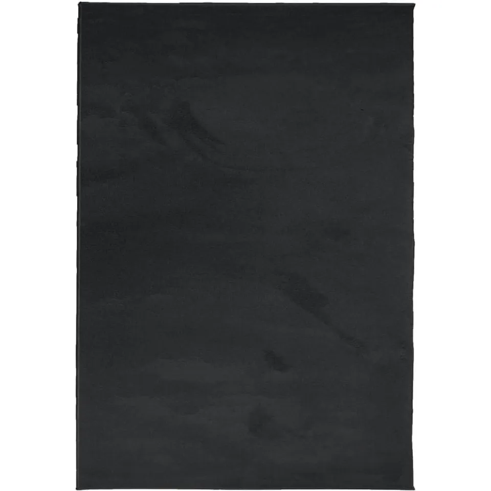 vidaXL Vloerkleed OVIEDO laagpolig 200x280 cm zwart, foto 3