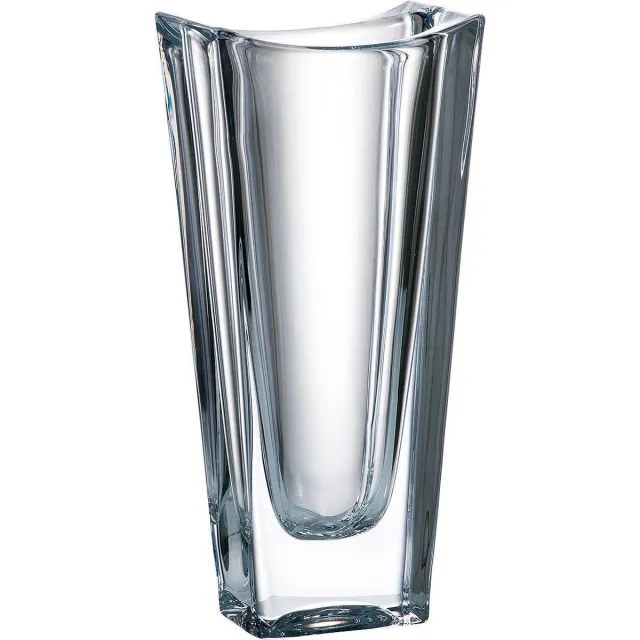 'Bohemia' Vaas Okinawa - Kristal - 25,5cm - 1 stuk Transparant