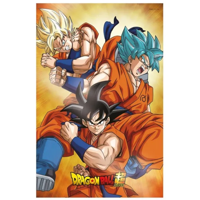 SD Toys Dragon Ball Super 3D Poster Champa Goku 38 x 58 cm Poster & Wallscrolls Multi