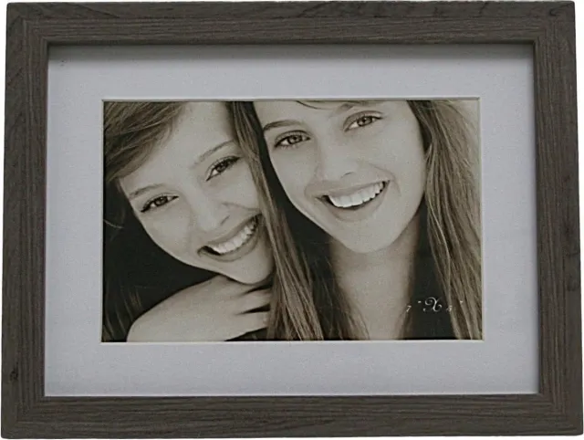 Defotolijstenspecialist DFS Houten Fotolijst Luuk Grijs 13x18 cm