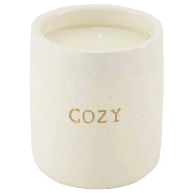 Zusss geurkaars Cozy wit/goud
