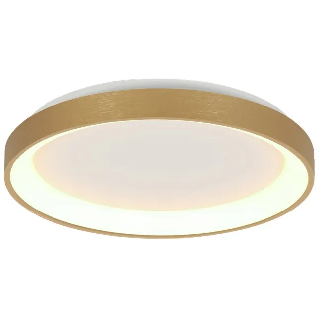 Steinhauer Plafondlamp Ringlede 3691GO Goud dimbaar 2400 Lumen Kunststof Metaal Steinhauer