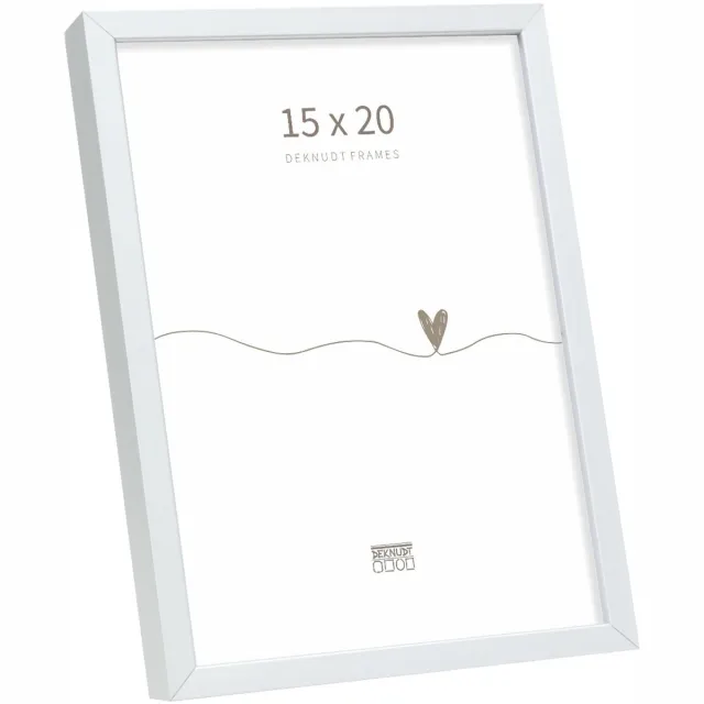 Deknudt Frames fotolijst S029D1 - smal mat zilverkleurig aluminium - foto 15x20 cm