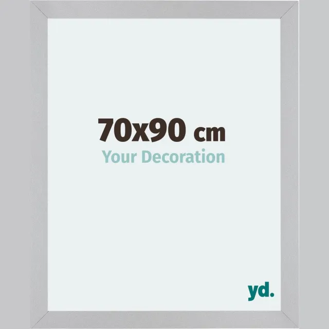 yd. Your Decoration - Fotolijst 70x90 cm - MDF - Zilver Mat - Mura