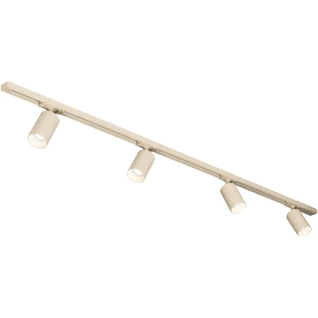 Lumidora Railspot 75829 - AREZZA - 4 Lichts - GU10 - Beige - Zand - Metaal