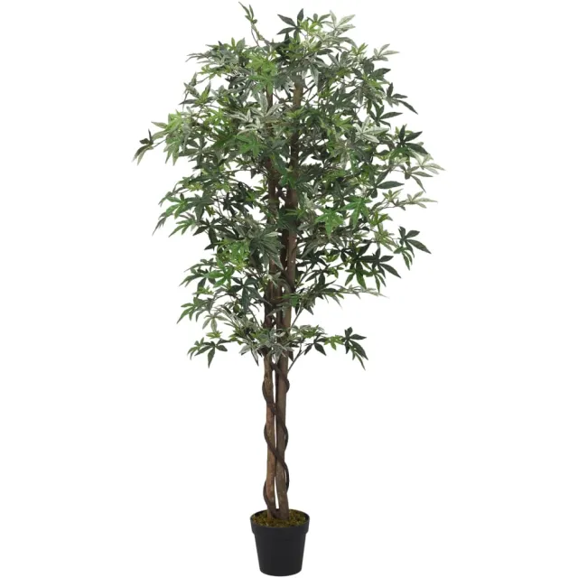 vidaXL Kunstplant esdoornboom 672 bladeren 180 cm groen