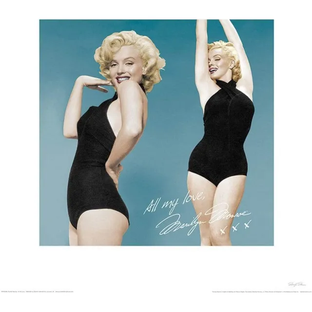 Pyramid Kunstdruk Marilyn Monroe - All My Love 40x40cm Divers